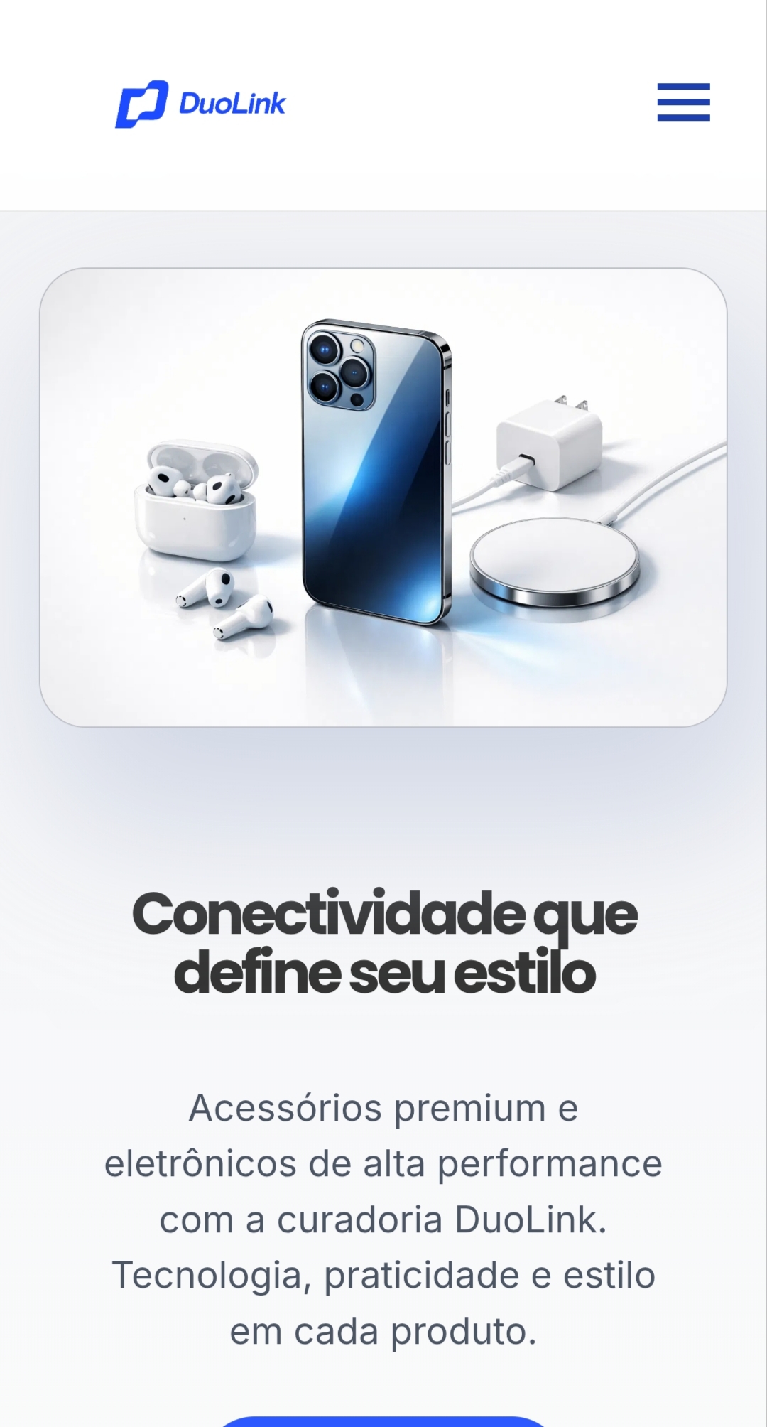 DuoLink Store - E-commerce de Acessórios Premium